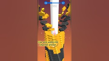 stack ball gameplay level 416 | #shorts | #gaming | #ytshorts | #gameplay