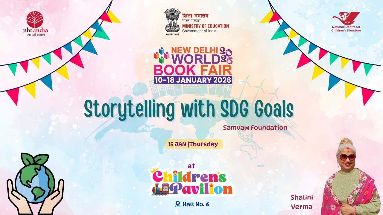 NDWBF 2026 | Children’s Corner | Storytelling Session with SDG Goals by Shalini Verma