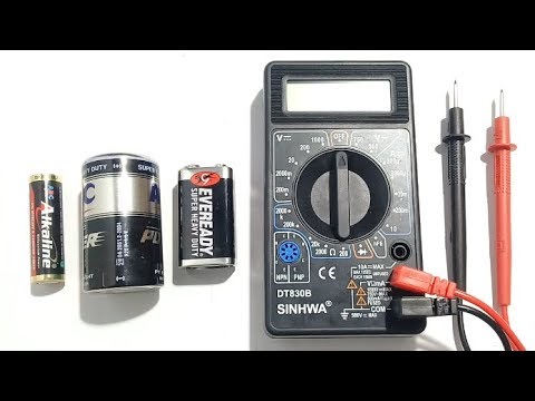 Video: Bagaimana Anda menguji baterai 3 volt dengan multimeter?