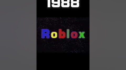 Evolution of Roblox