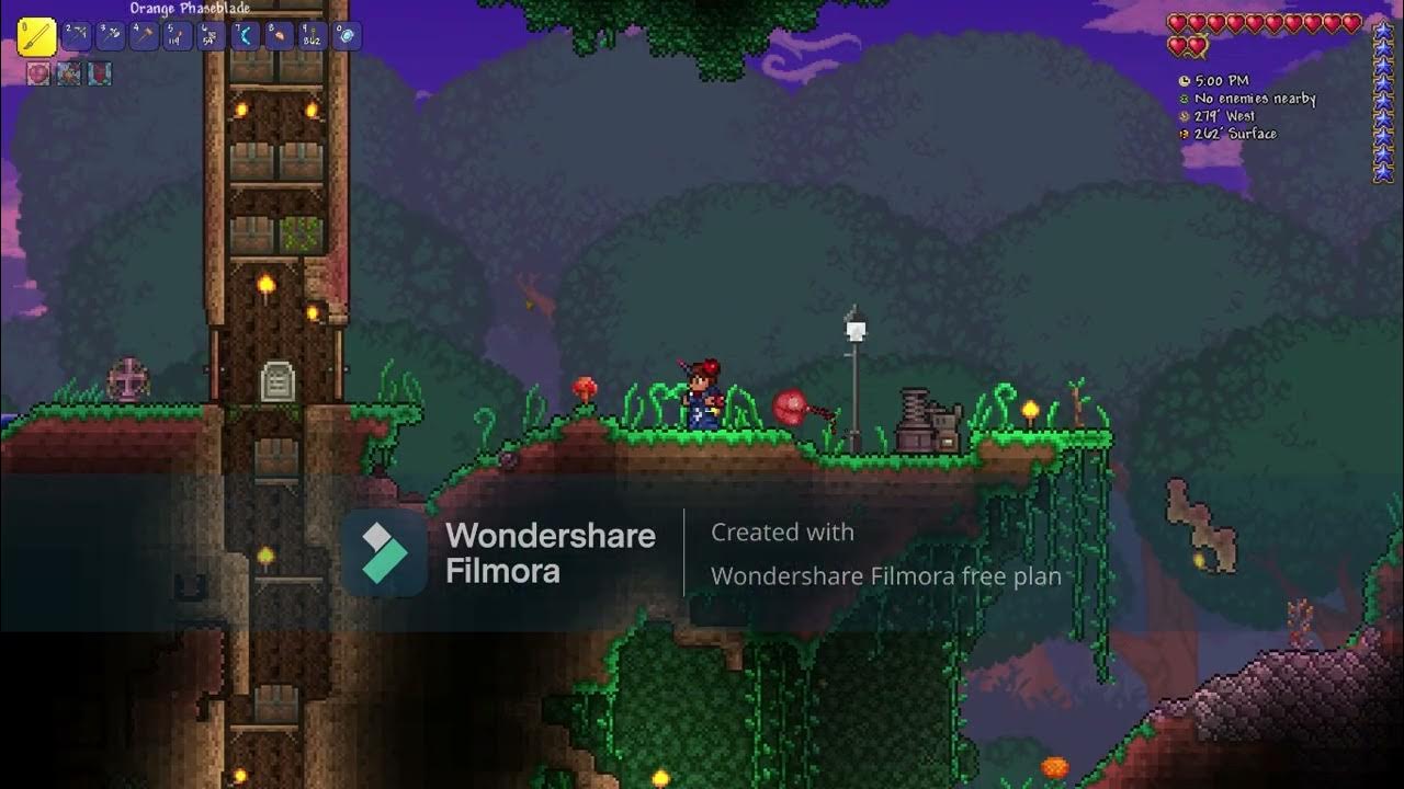 Let's Play Terraria Chimney Squeeps [14] pt1 (feat. PinkCrow56