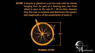 Problem 2-101/2-102/2-103/ Engineering Mechanics Dynamics.