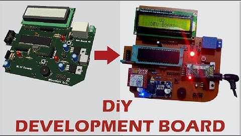DiY microcontroller based development board| Atmega32 based dev board |Programmed with ATMEL STUDIO