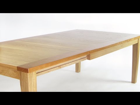 Video: Mesa de comedor ajustable de Draenert