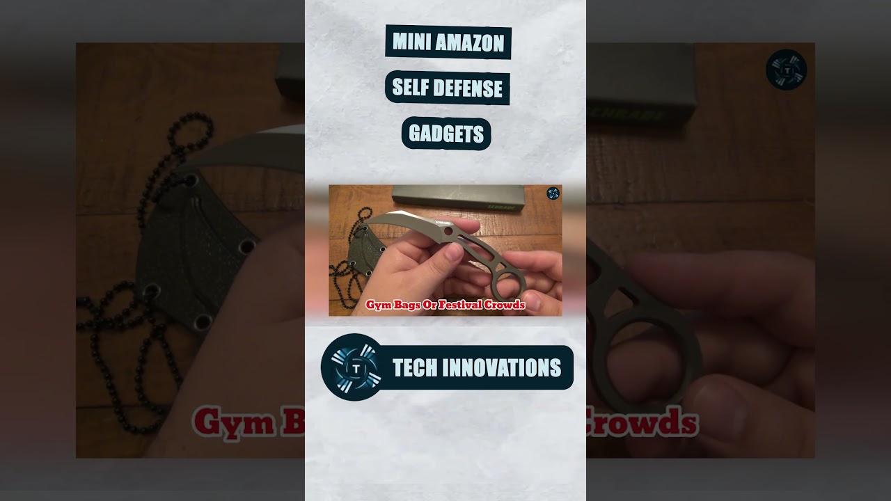 Schrade Karambit Neck Knife | Mini Amazon Self Defense Gadgets #7