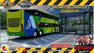 PROMOÇÃO GRAFICO SUNSET3D LIGHT,PRO,GOLD ETS2/ATS