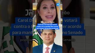 Carol De Toni, eleita em SC, votará contra o PL se partido fizer acordo por Alcolumbre