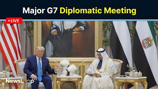 🔴 LIVE | Trump Meets UAE President During Critical G7 Summit