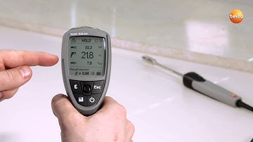testo 835-H1: Displayed measurement values (5/6) | Be sure. Testo