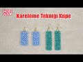 Kareleme Tekniği Küpe Yapımı #DIY #kendinyap