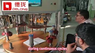 Coil winding machine runs at high speed with neat winding, no loose turns or messy wires!