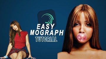 EASY MOGRAPH TUTORIAL ON ALIGHT MOTION.|| [+free preset and xml file]