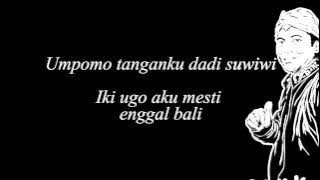 Didi Kempot Layang Kangen Lyric Campursari