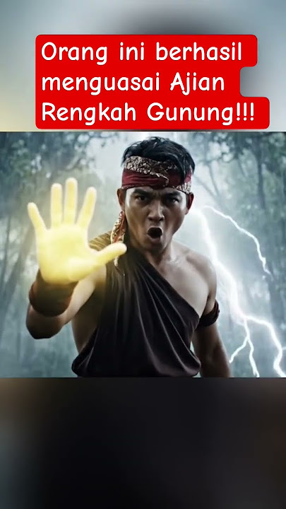 Pria ini berhasil menguasai Ajian Rengkah Gunung #trending #kanuragan #editvideo