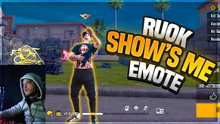 OVERCONFIDENCE - RUOK FF SHOWS ME EMOTE IN TRAINING