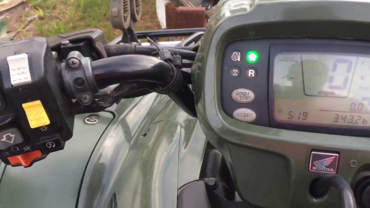 Honda foreman 500 won't shift! - YouTube