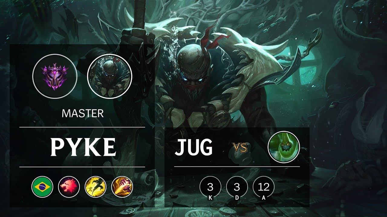 Pyke Jungle vs Zac - BR Master Patch 9.17 - YouTube