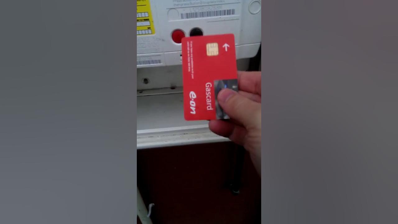 How to top up eon prepaid gas meter YouTube