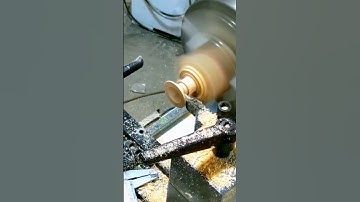 Making wooden handle- Good tools and machinery make work easy