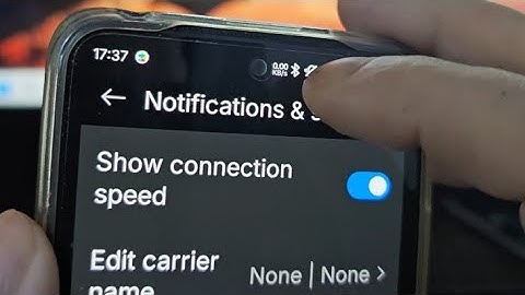 How to show network speed in poco C71 | How to enable network speed in poco C71