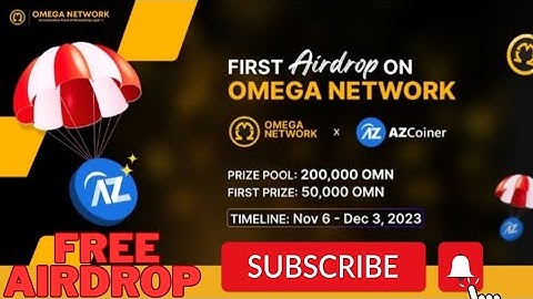 AZcoiner Introduce The First Airdrop on Omega Network AZCoiner Ecosystem || AZcoiner Free Mining App