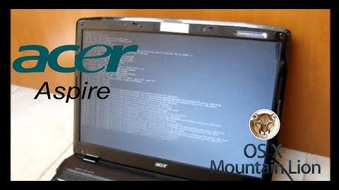 [Tutorial] Booting Mac OS X Mountain Lion on Acer Aspire 7730g laptop