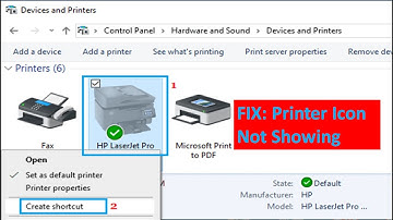 Printer Icon Not Showing In Devices & Printers