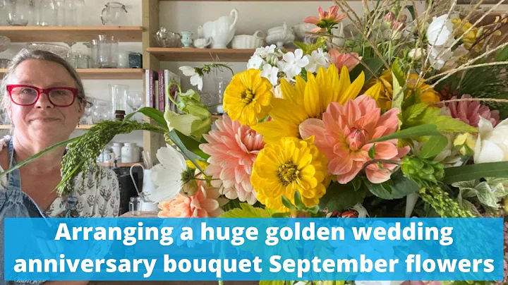 How I make a huge bouquet with September flowers to celebrate a golden wedding anniversary. - DayDayNews