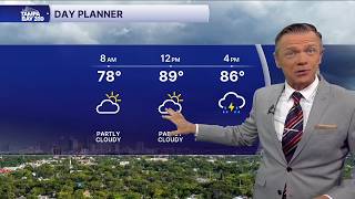 Latest weather forecast as late-afternoon rain moves into the Tampa Bay area