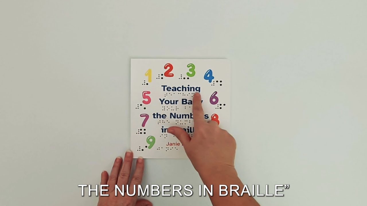 Picture Book Design Tour | Teaching Your Baby the Numbers in Braille