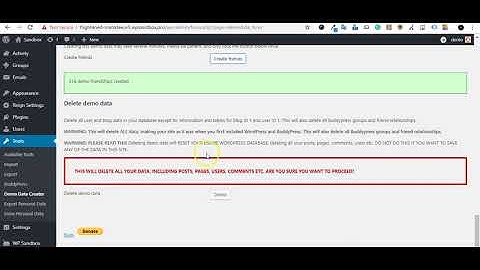 BuddyPress Demo Data Creation