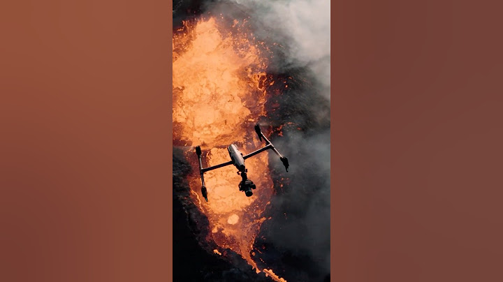 DJI Inspire 3 drone vs an active volcano 🌋 @DenisBarbas