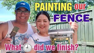 #howtopaintfence HOW DID WE PAINT OUR FENCE vlog 160 jayNjoy