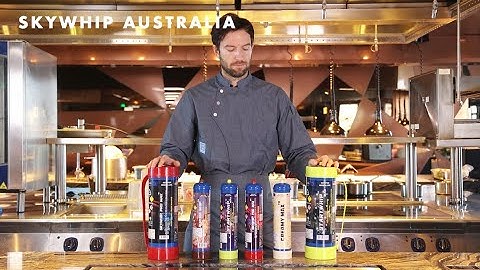 How to Make Whipped Cream with SKYWHIP cream charger 3.3L N2O |  Regulator and Dispenser