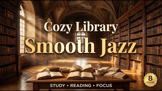 Cozy Midnight Library Jazz – 8 Hours of Relaxing Jazz for Reading
