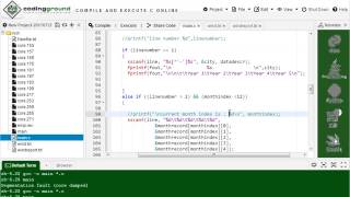 C Program to Read records from file and print a report to a file