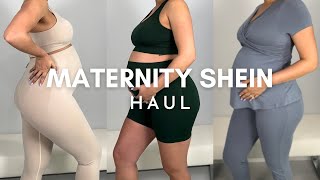 TRY ON HAUL |SHEIN Haul | Maternity Haul | Maternity Athletic Wear | Casual Maternity Clothes