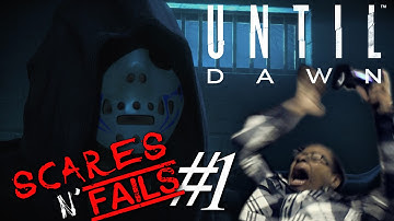 Loud Aunt Plays | UNTIL DAWN - Part 1 [Scares & Fails Montage]