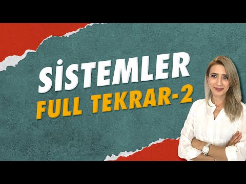 📢 SİSTEMLER FULL TEKRAR -2  #sedahocabiyoloji