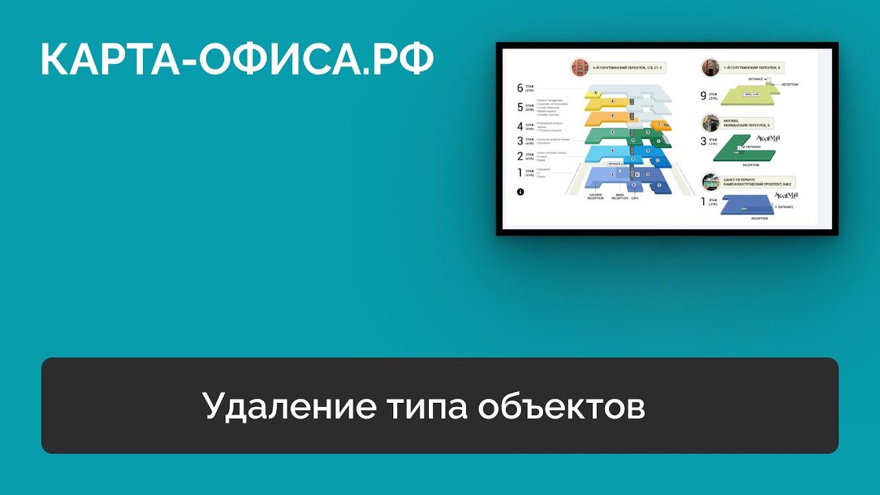 Удаление типа объектов - YouTube