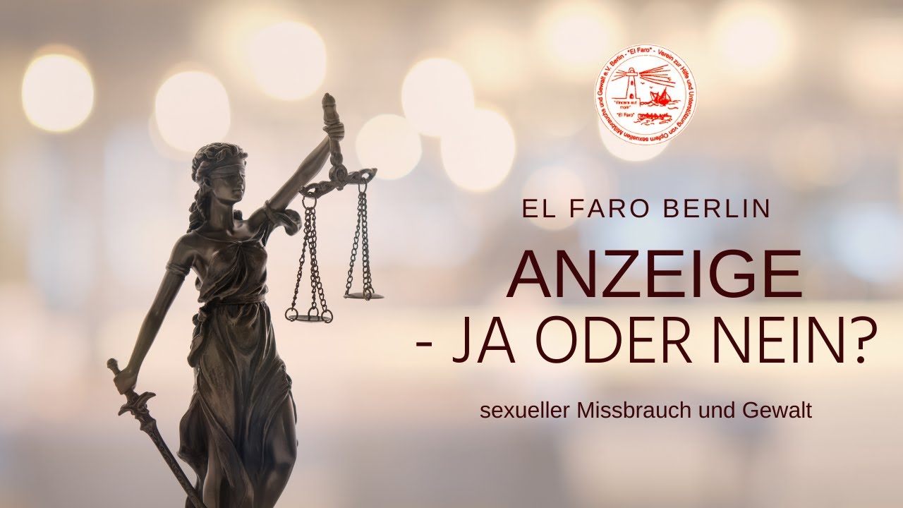 Anzeige - Ja oder Nein?