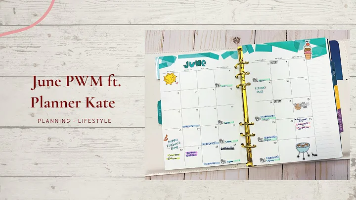 JUNE PLAN W/ME | Erin Condren Agenda | FT. Planner Kate