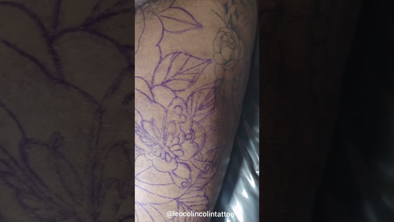 decalque tattoo decalque floral tattoo feminina tatuagem floral