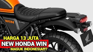 HARGA 13 JUTA❗ALL NEW HONDA WIN 110 KEMBALI DIRILIS DI PASARAN BRO MASUK INDONESIA 2026!
