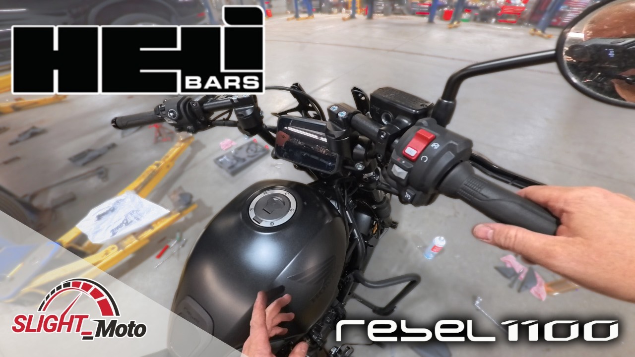 This Mod Makes the Rebel 1100 WAY More Comfortable... Heli Bars on Rebel 1100 — Install