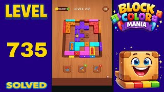 Block Color Mania – Level 735 | Fast & Clean Solution