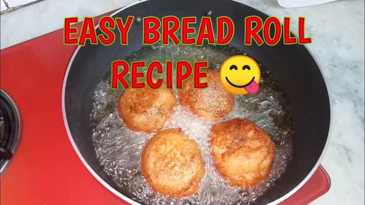 simple Bread Roll Recipe..!! Bread roll/ Stuffed Bread roll/ Crispy