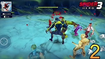 Venom Vs all super Heroes Spider  Fighter 3 Gameplay Walkthrough Part 2 (iOS, Android)