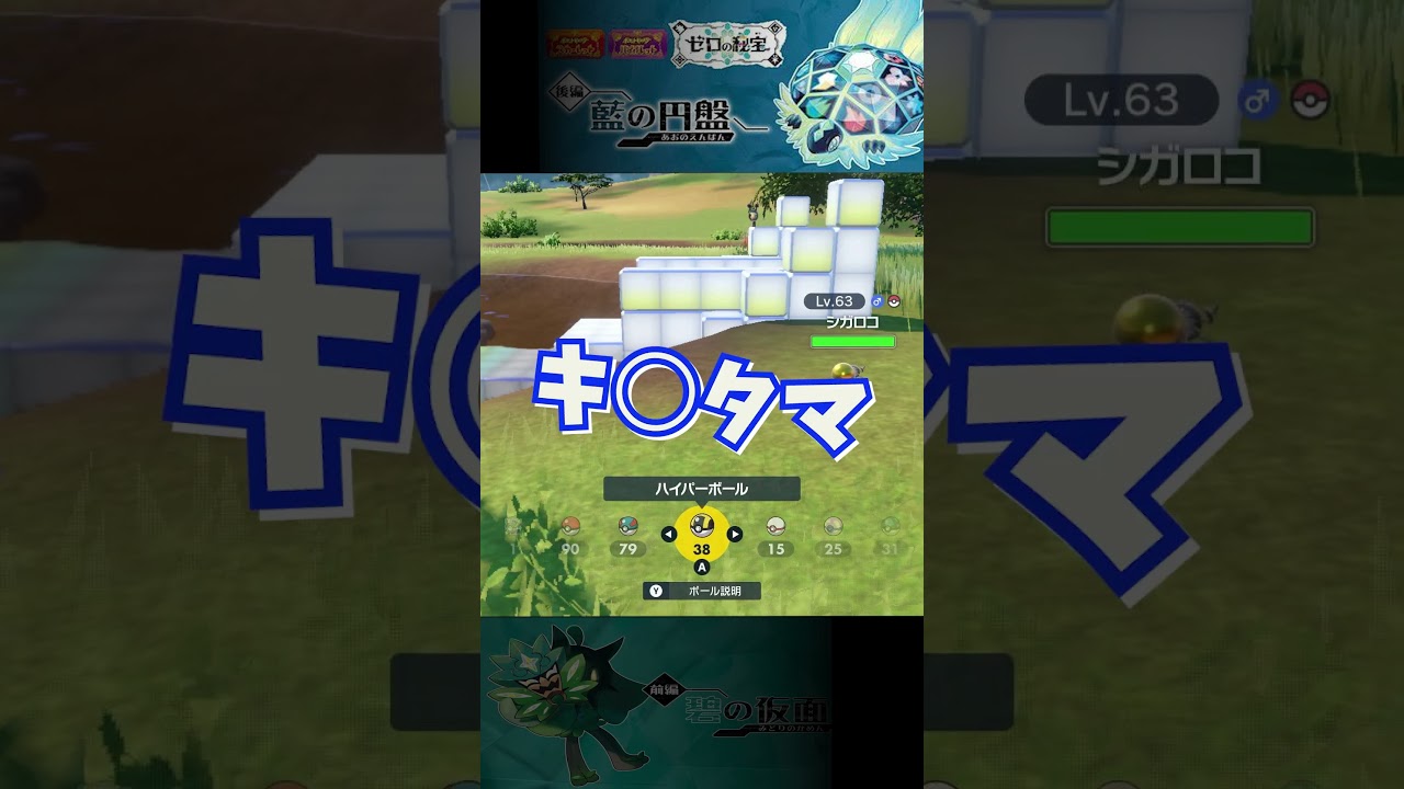 色違いが出たよ！！【ポケットモンスタースカーレットバイオレット DLC ゼロの秘宝 後編 藍の円盤】【実況】