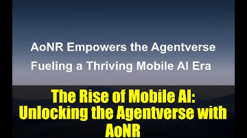 The Rise of Mobile AI: Unlocking the Agentverse with AoNR